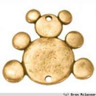4 stuck Planet Earth Bronze B&amp;auml;r Anh&amp;auml;nger - #6749