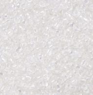6/0 Rocailles, iris rund, transparent, 4mm, 100g - #492147