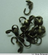 Altgoldfarbige Kalotten - 20stuck - #18