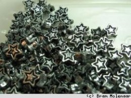 Bali Metall Sterne 6mm - 100stuck - #15980