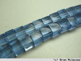 BB Würfel geschliffen blau 4mm - 75 Stück - #13797