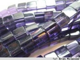 BB Würfel geschliffen lila 6mm - 10 Stück - #21736