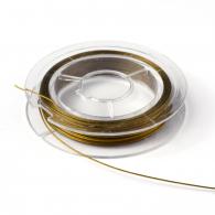 Beading Wire gold/gelb 0,45 mm -10 Meter - #1125