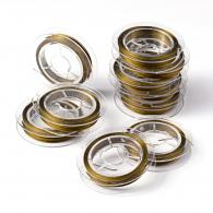 Beading Wire gold/gelb 0,45 mm -10 Meter - #1125