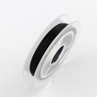 Beading Wire schwarz  0,45 mm - 10 Meter - #441163
