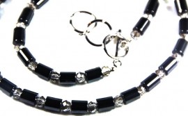 Bicone gray 8mm- 42 stuck - #14416