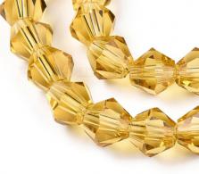 Bicones Gold 4mm pro strand - #492249