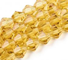 Bicones Gold 4mm pro strand - #492249