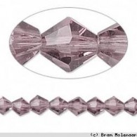 Bicones lila 4mm - pro strand - #11278