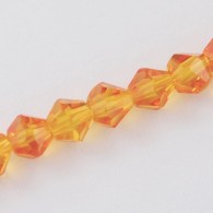 Bicones orange 4mm pro strand - #11295