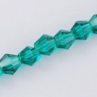 Bicones seagrunn 6mm pro strand - #11273