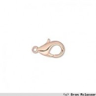 Bronzefarbiger Karabinerverschluss 10 stuck 16mm - #192