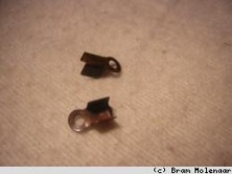 Bronzefarbiger Senkelclip 8x4mm - 100 stuck - #197