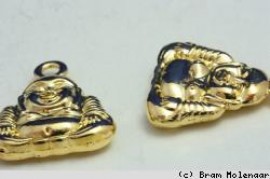 Buddha goldfarbig 17*15mm - #19201