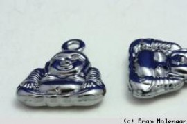 Buddha schwarz 17*15mm - #19203