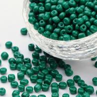 Einbrennlack- Glas Rocailles, Teal, 12/0, 1.5 ~ 2mm, Loch: 0,5 ~ 1 mm, &amp;uuml;ber 30000pcs / bag - #217399