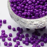 Einbrennlack- Glass Seed Beads, Darkviolet, 12/0, 1.5 ~ 2mm, Loch: 0,5 ~ 1 mm, &amp;uuml;ber 30000pcs / bag - #217395