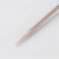 Eisen-Korn-Nadeln, mit Kunststoffgriff, Platin, Mischfarbe, 125x9.5mm - #217424