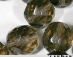 Facet 10mm Perlen Schwartz - Daimond - #5836