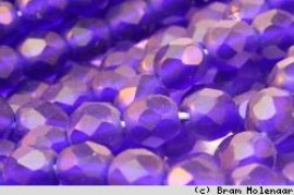 Facet 6mm dunkelblau matt - #13496