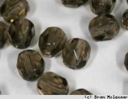 Facet 6mm Perlen Schwartz - Daimond - #5834