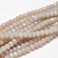 Facet ald rosa Perlen Rondell 4x6mm - strand - #10605