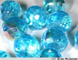 Facet Aqua ab Perlen 12mm - #5807