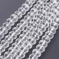 Facet Kristall Perlen Rondell 6 * 8mm - pro string - #10581