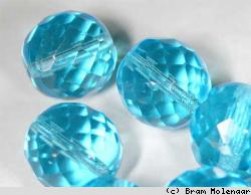 Facet Perlen 14mm Aqua - #5802