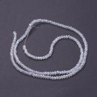 Facet Perlen Rondell crystal AB 2*3mm- 190st - #215573