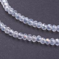 Facet Perlen Rondell crystal AB 2*3mm- 190st - #215573