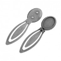 FIMO Cabochon-Lesezeichen 85 mm – 3 Stück – Zubehör aus Polymer Clay - #13299