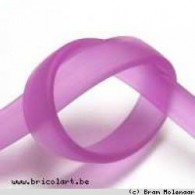 Flaches Gummi Fuchsia 10mm - pro Meter - #16557