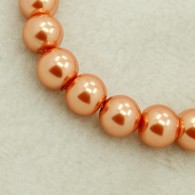 Glasperle Coral 8mm - #82694