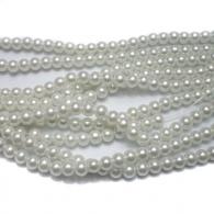Glasperle weiss 8mm - #189947