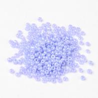 Glasperlen, Ceylon, rund, Flieder, 2mm, Loch: 1mm; &amp;uuml;ber 3000pcs / 50Gramm - #217366