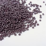 Glasperlen, Opaque Farben gl&amp;auml;nzende, rund, Indianred, 4mm, Loch: 1.5mm; &amp;uuml;ber 450pcs / 50 Gramm - #217382