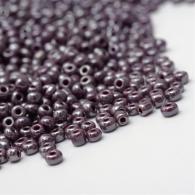 Glasperlen, Opaque Farben gl&amp;auml;nzende, rund, Indianred, 4mm, Loch: 1.5mm; &amp;uuml;ber 450pcs / 50 Gramm - #217382
