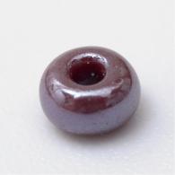 Glasperlen, Opaque Farben gl&amp;auml;nzende, rund, Indianred, 4mm, Loch: 1.5mm; &amp;uuml;ber 450pcs / 50 Gramm - #217382