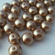 Glasperlen brown 4mm - 200 stuck - #82698