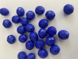 GlasPerlen Facette blauw - 10mm (8372) - #492246