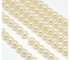 Glasperlen ivory 4mm - 200 stuck - #189957