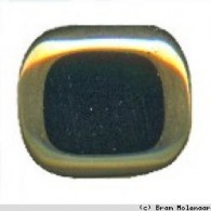 GlasPerlen Kupfer / schwarz - 50St - #7772