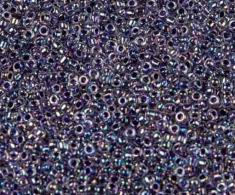 Glass Seed Beads, Opaque Colors Lustered, Round, bunt, 2mm, 100gram - #492236