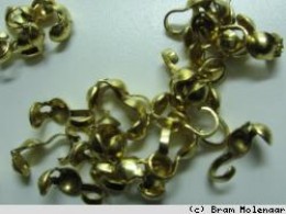 Goldfarbige Kalotten pro 20 Stück - #223