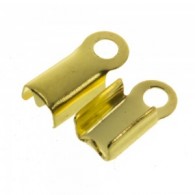 Goldfarbiger Senkelclip 5x10mm - 50 stuck - #217