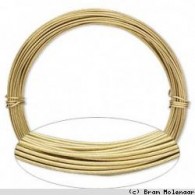 Goldfarbiger Wire &amp; Wire Draht 0.6 mm - 9 m - #349