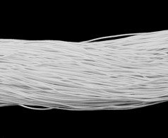 Gummiband 2 mm weiss -  10 meter - #484