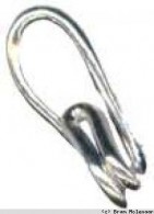 Haken Silber (04781410)  10 stuck - #16899