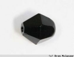 Jet 4mm Bicones - string - #6068